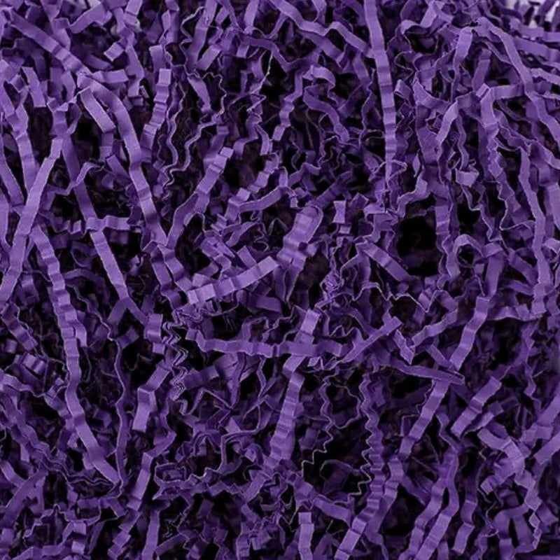 UoeRing Crinkle Cut Paper Shred Filler-4 OZ-Purple Shredded Paper for Gift Wrapping Baskets Bag Easter Grass Gift Boxes Filler - Image 1